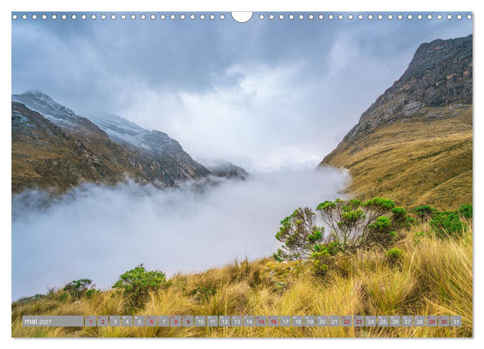 Pérou - Paradis dans les Andes (CALVENDO Calendrier mensuel 2027)