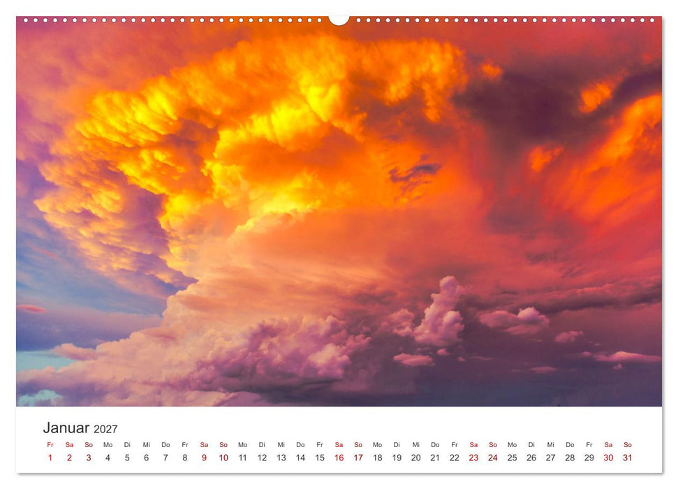 Wetterphänomene - Einmalige Naturschauspiele. (CALVENDO Premium Wandkalender 2027)