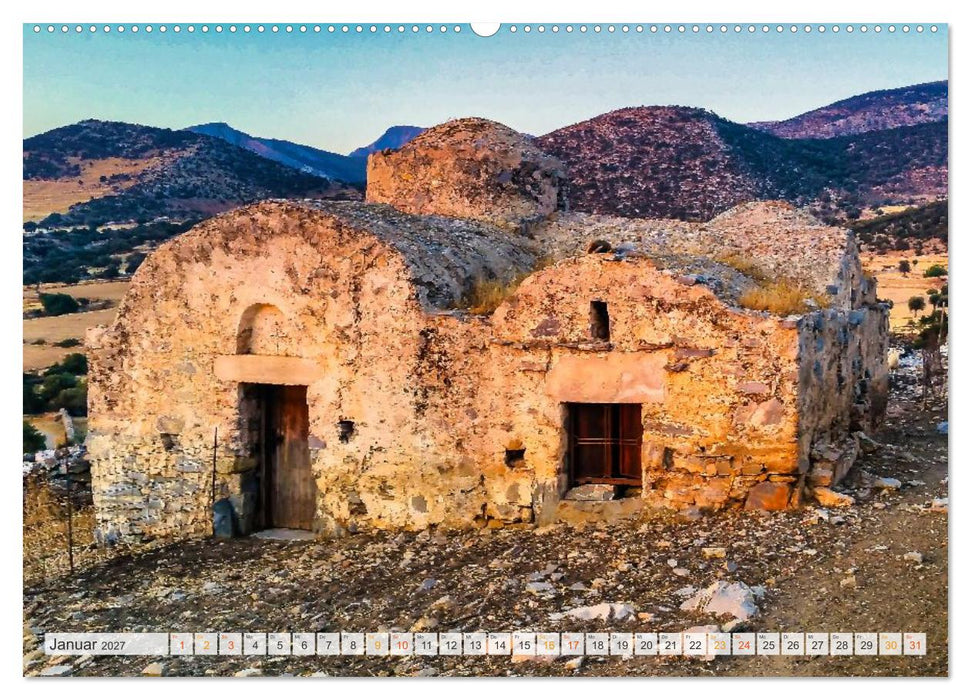 Die Insel Naxos - Abseits der touristischen Pfade (CALVENDO Wandkalender 2027)