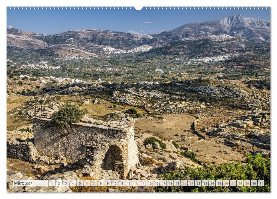Die Insel Naxos - Abseits der touristischen Pfade (CALVENDO Wandkalender 2027)