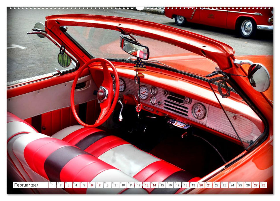 Oldtimer Raritäten - Studebaker Hawk und Lark in Kuba (CALVENDO Premium Wandkalender 2027)