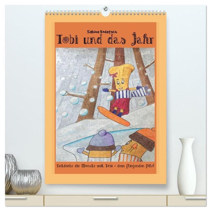 Tobi und das Jahr (CALVENDO Premium Wandkalender 2027)