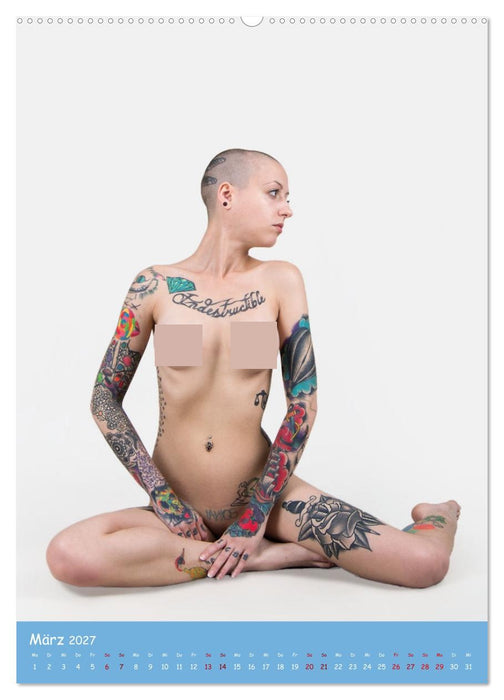 Nude Tattoo (CALVENDO Wandkalender 2027)
