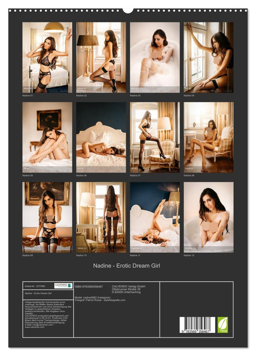 Nadine - Erotic Dream Girl (CALVENDO Premium Wandkalender 2027)
