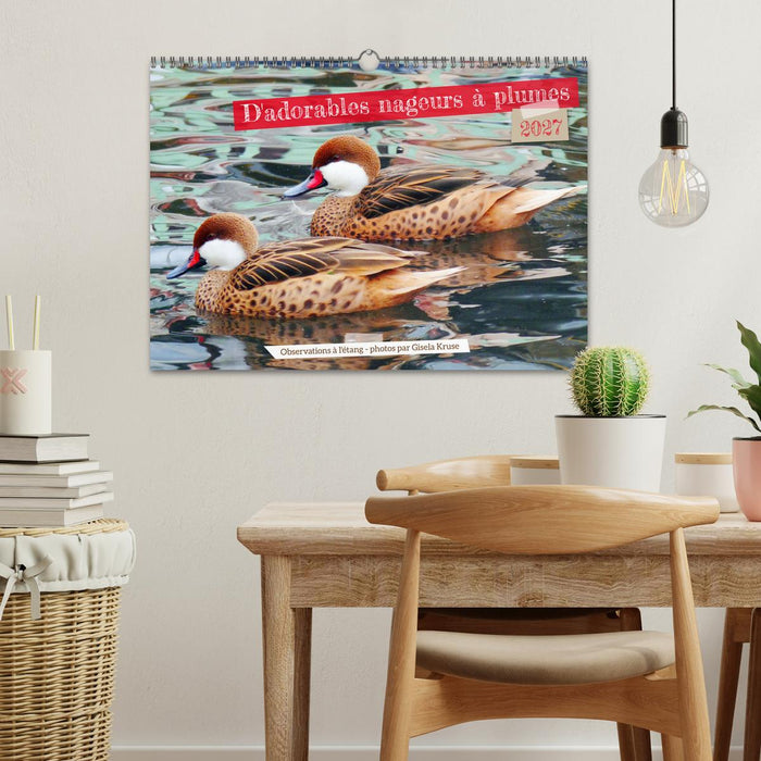 D'adorables nageurs à plumes (CALVENDO Calendrier mensuel 2027)