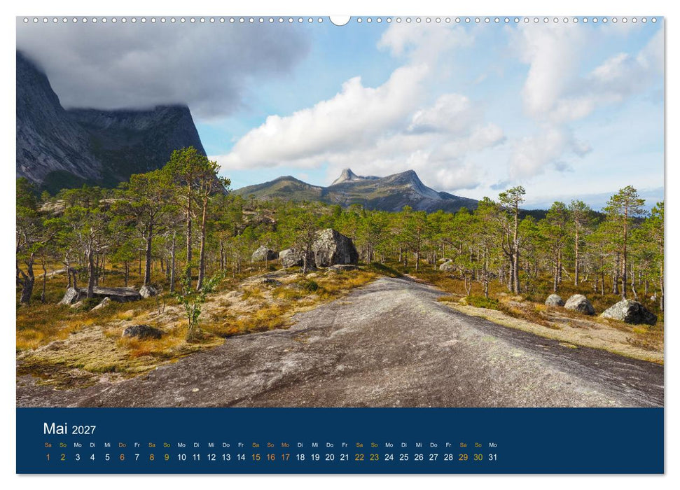 Spektakuläre Bergwelten Norwegen (CALVENDO Wandkalender 2027)