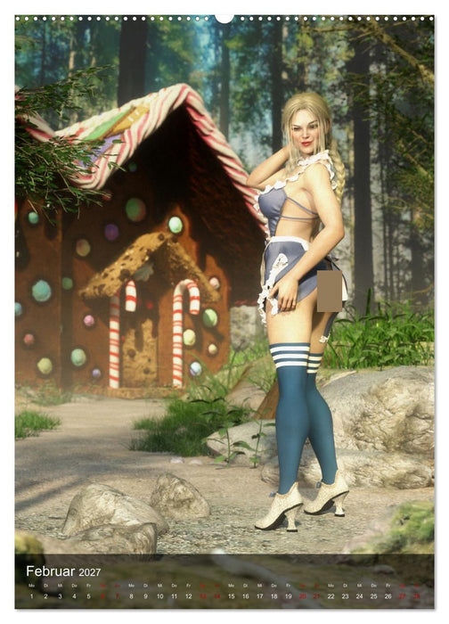 Märchenhafte Pin Ups (CALVENDO Wandkalender 2027)