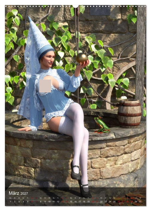 Märchenhafte Pin Ups (CALVENDO Wandkalender 2027)
