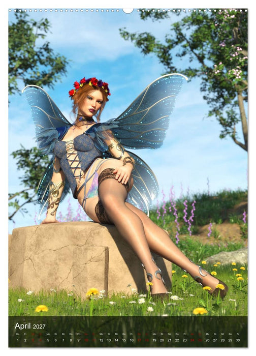 Märchenhafte Pin Ups (CALVENDO Wandkalender 2027)