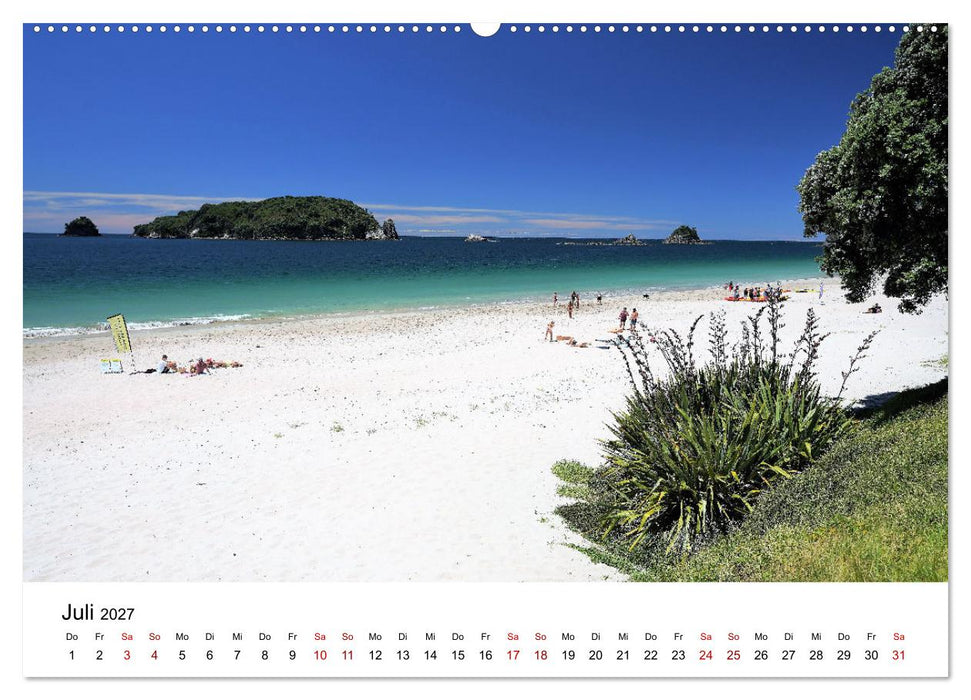 Neuseeland - Regionen Waikato und Bay of Plenty (CALVENDO Premium Wandkalender 2027)