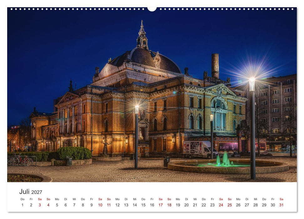 Ein Rundgang in Oslo (CALVENDO Premium Wandkalender 2027)