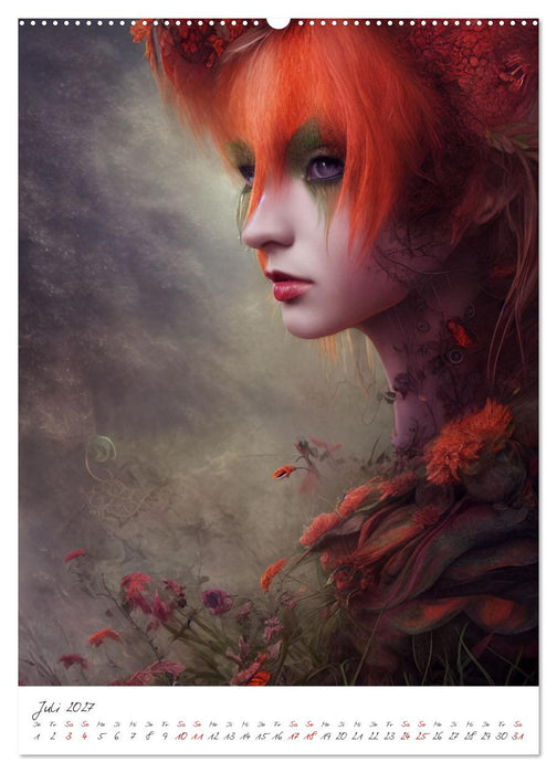 Dark Fantasy Art - Zeit der Helden (CALVENDO Premium Wandkalender 2027)