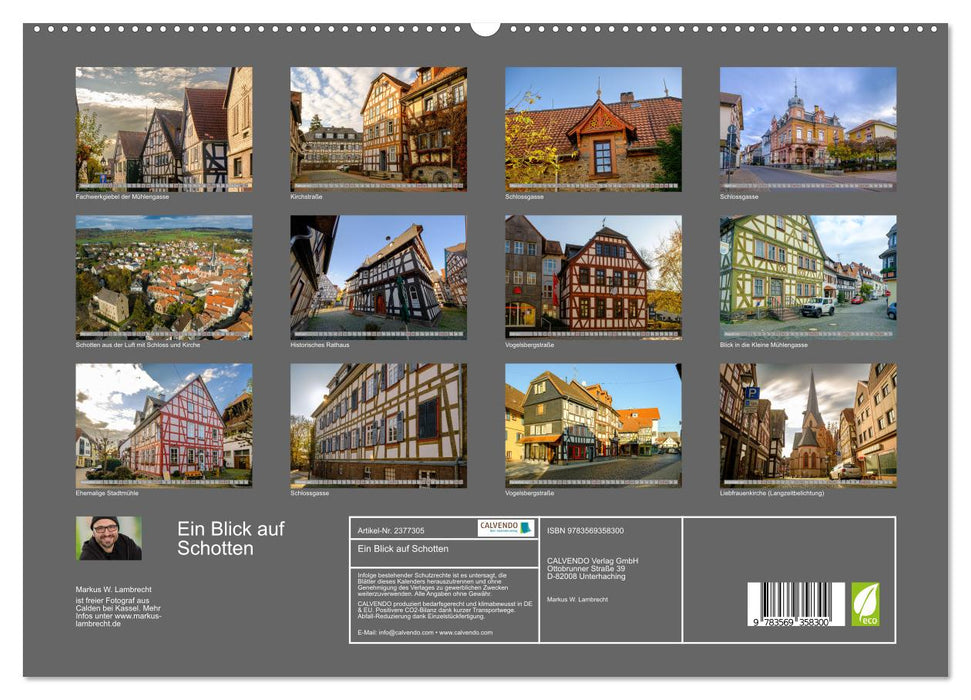 Ein Blick auf Schotten (CALVENDO Premium Wandkalender 2027)