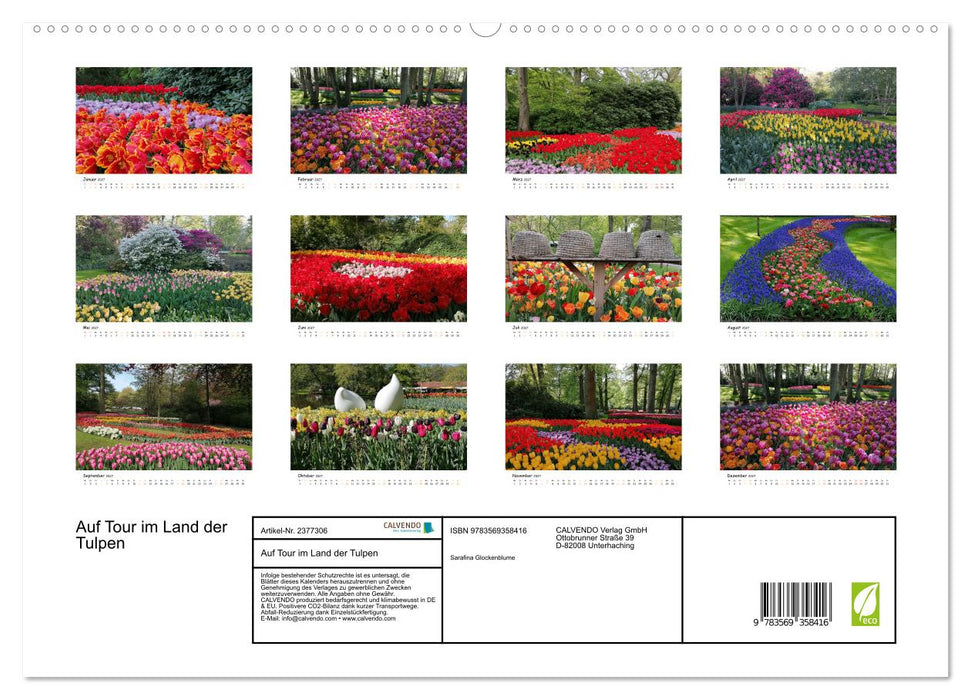 Auf Tour im Land der Tulpen (CALVENDO Premium Wandkalender 2027)