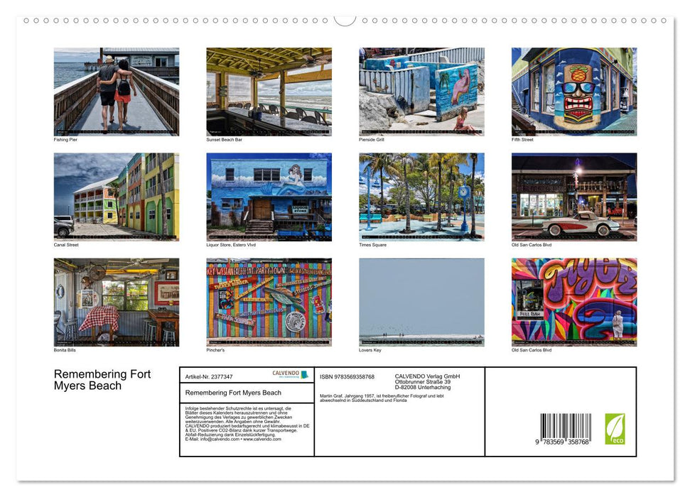 Remembering Fort Myers Beach (CALVENDO Premium Wandkalender 2027)