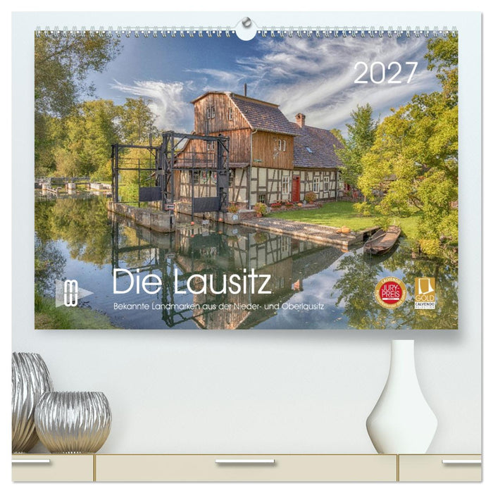 Die Lausitz - Landmarken der Nieder- und Oberlausitz (CALVENDO Premium Wandkalender 2027)