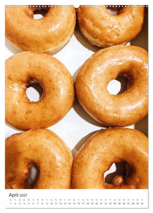 Donuts - Die runden Gaumenfreuden. (CALVENDO Premium Wandkalender 2027)