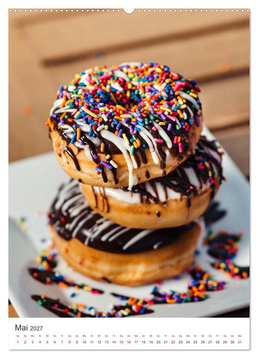 Donuts - Die runden Gaumenfreuden. (CALVENDO Premium Wandkalender 2027)