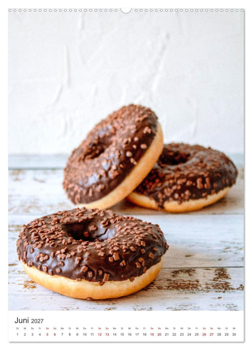 Donuts - Die runden Gaumenfreuden. (CALVENDO Premium Wandkalender 2027)