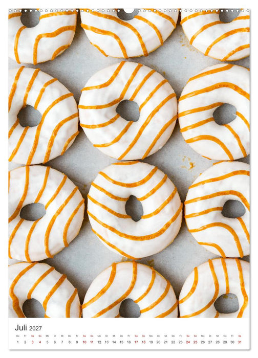 Donuts - Die runden Gaumenfreuden. (CALVENDO Premium Wandkalender 2027)