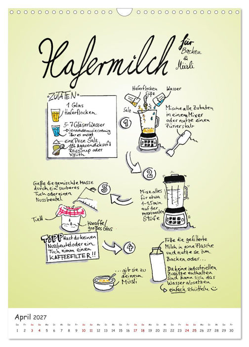 Vegankalender (CALVENDO Wandkalender 2027)