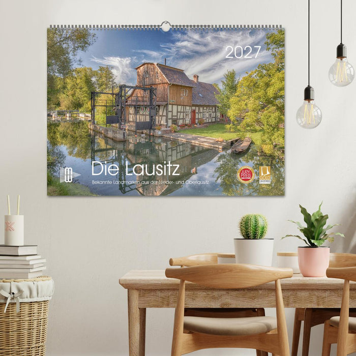 Die Lausitz - Landmarken der Nieder- und Oberlausitz (CALVENDO Wandkalender 2027)
