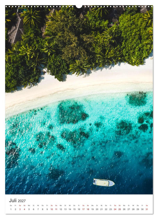 Tropisches Paradies Luftaufnahmen (CALVENDO Premium Wandkalender 2027)
