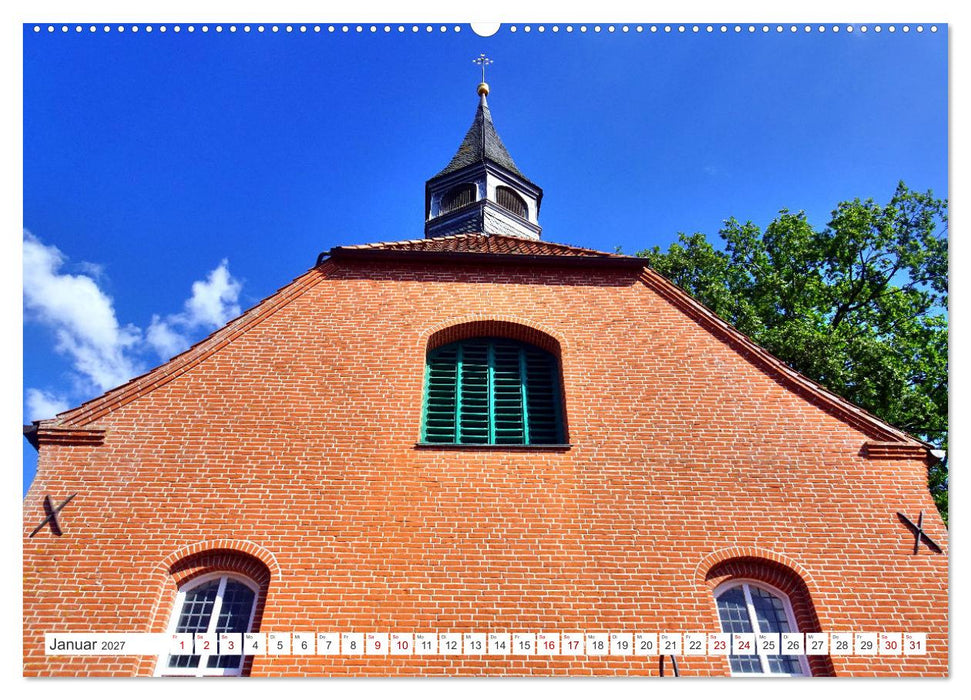 Kehdinger Kirchen (CALVENDO Wandkalender 2027)