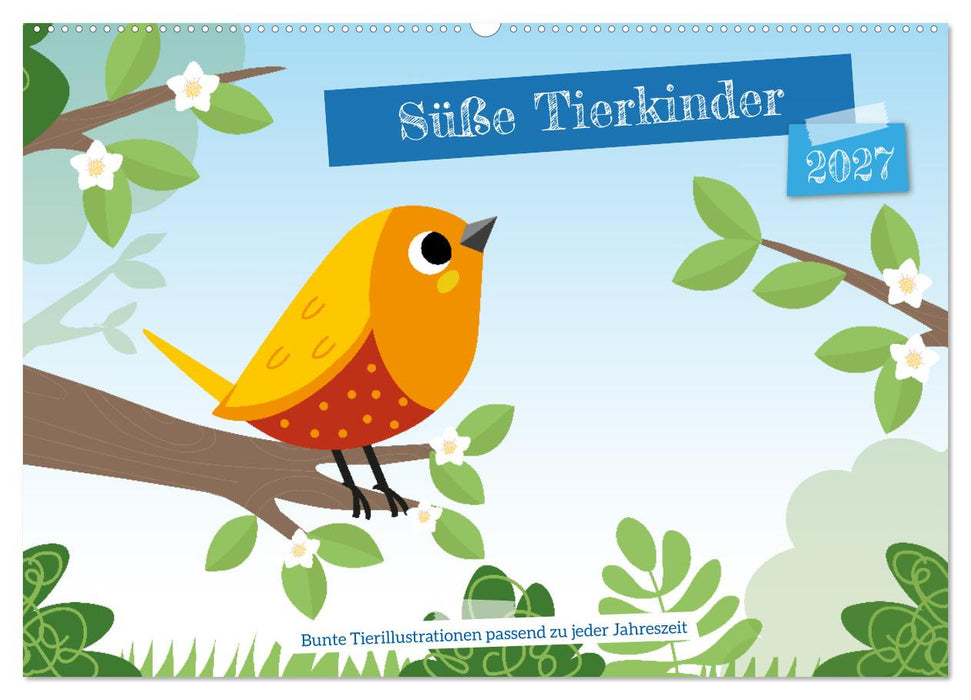 Süße Tierkinder (CALVENDO Wandkalender 2027)