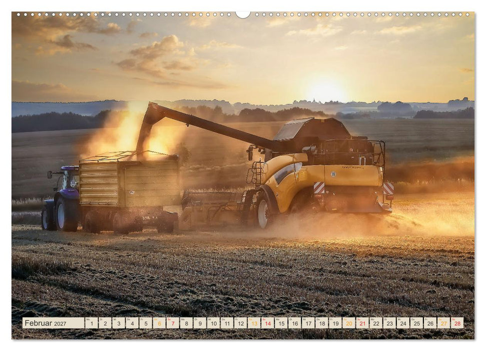 Mähdrescher - autonom unterwegs (CALVENDO Premium Wandkalender 2027)