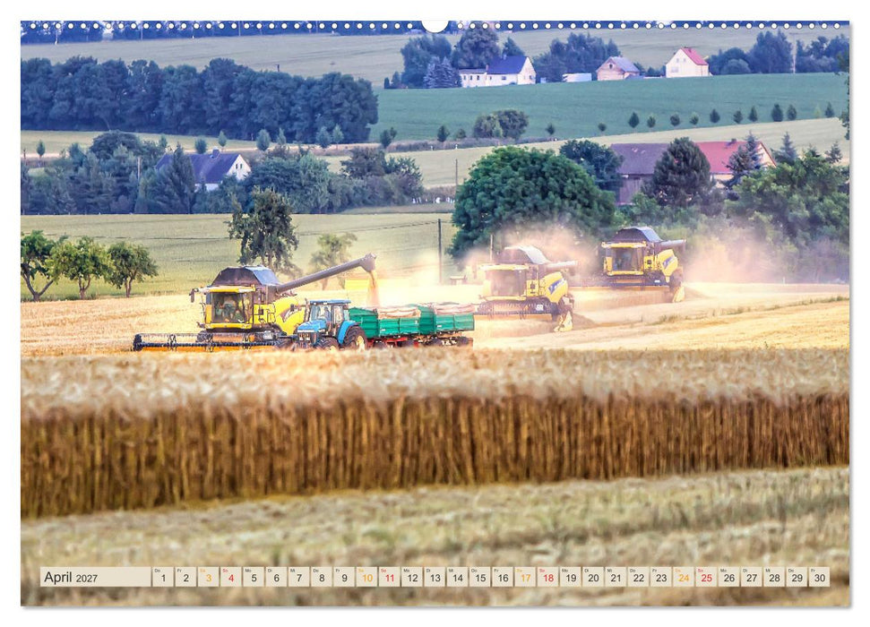 Mähdrescher - autonom unterwegs (CALVENDO Premium Wandkalender 2027)