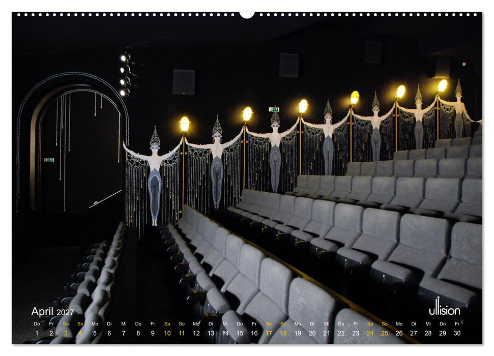 GANZ GROSSES KINO - Meisterwerke der Wandgestaltung (CALVENDO Premium Wandkalender 2027)
