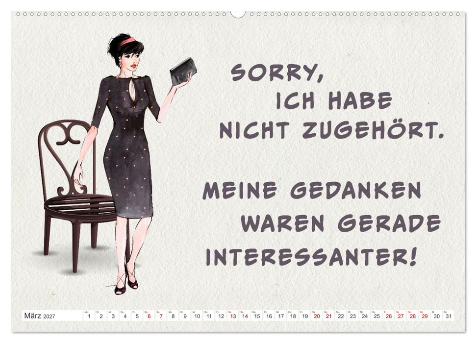 Frech aber ehrlich (CALVENDO Wandkalender 2027)