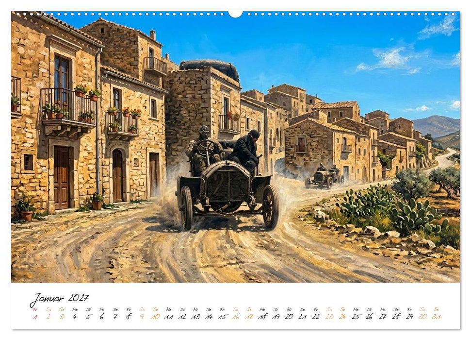 Targa Florio Souvenirs1906 bis 1930 (CALVENDO Wandkalender 2027)