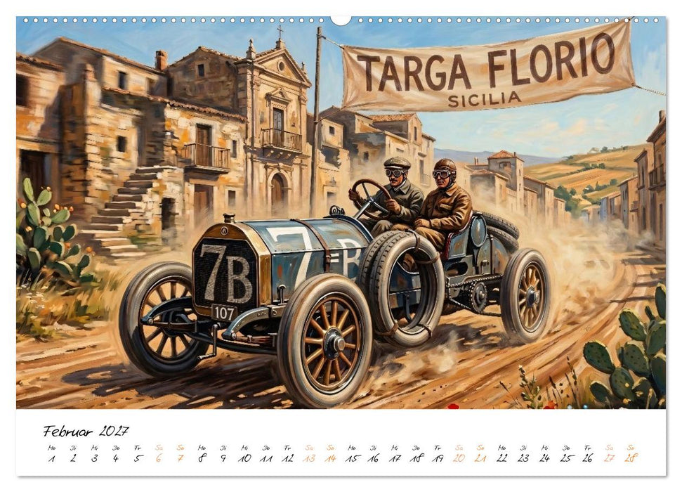 Targa Florio Souvenirs1906 bis 1930 (CALVENDO Wandkalender 2027)
