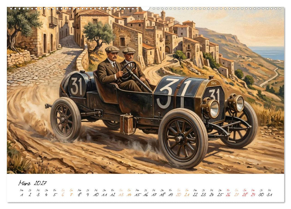 Targa Florio Souvenirs1906 bis 1930 (CALVENDO Wandkalender 2027)