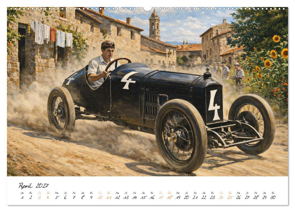 Targa Florio Souvenirs1906 bis 1930 (CALVENDO Wandkalender 2027)