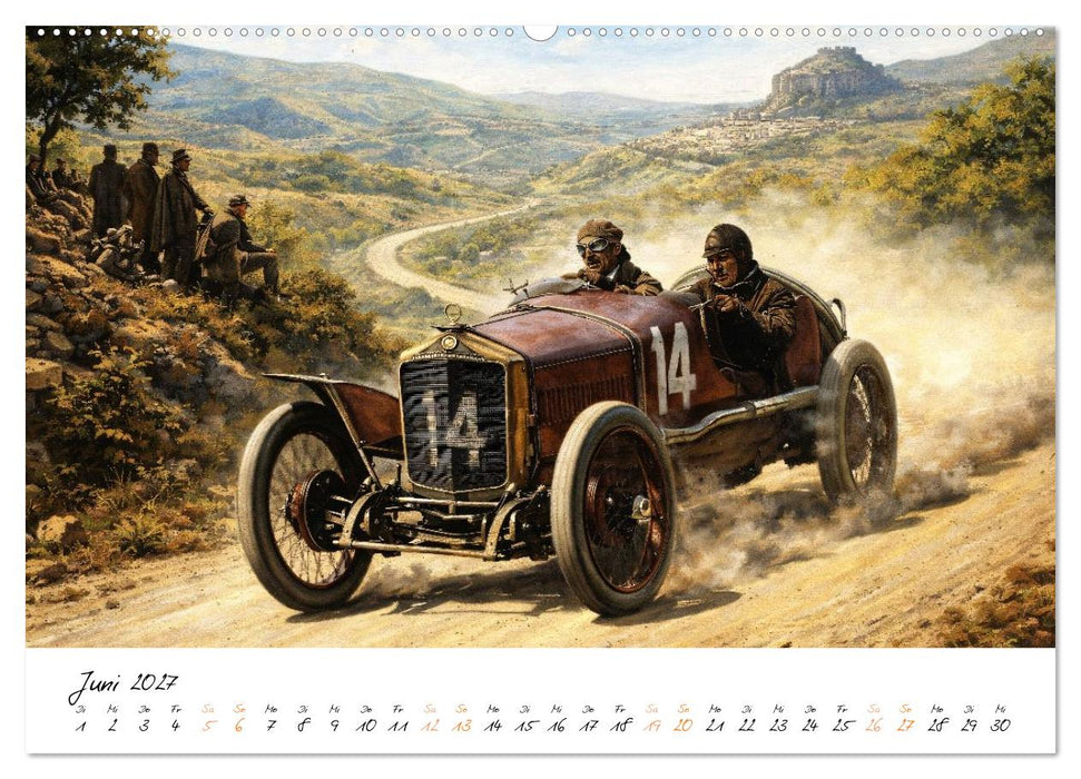 Targa Florio Souvenirs1906 bis 1930 (CALVENDO Wandkalender 2027)
