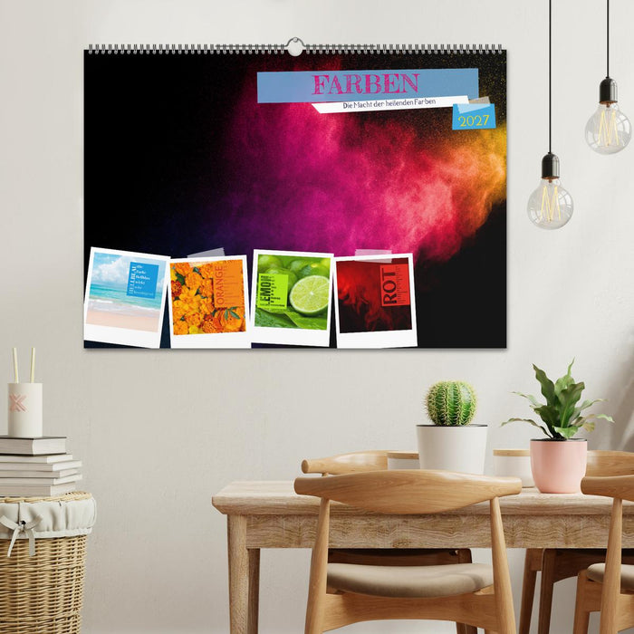 FARBEN Die Macht der heilenden Farben (CALVENDO Wandkalender 2027)