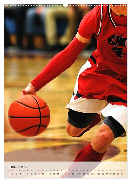 Basketball im Fokus (CALVENDO Premium Wandkalender 2027)
