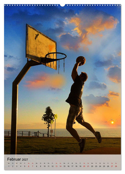 Basketball im Fokus (CALVENDO Premium Wandkalender 2027)