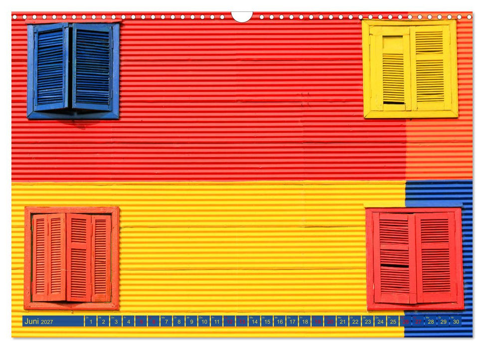 Bunt durch die Welt (CALVENDO Wandkalender 2027)
