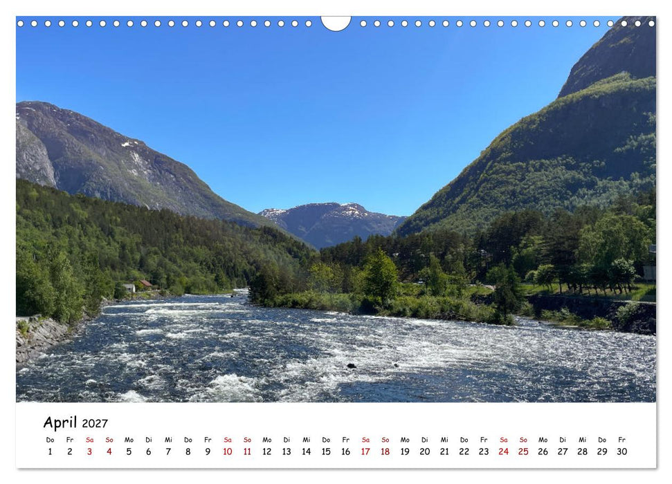 Norwegens wunderschöne Fjorde (CALVENDO Wandkalender 2027)