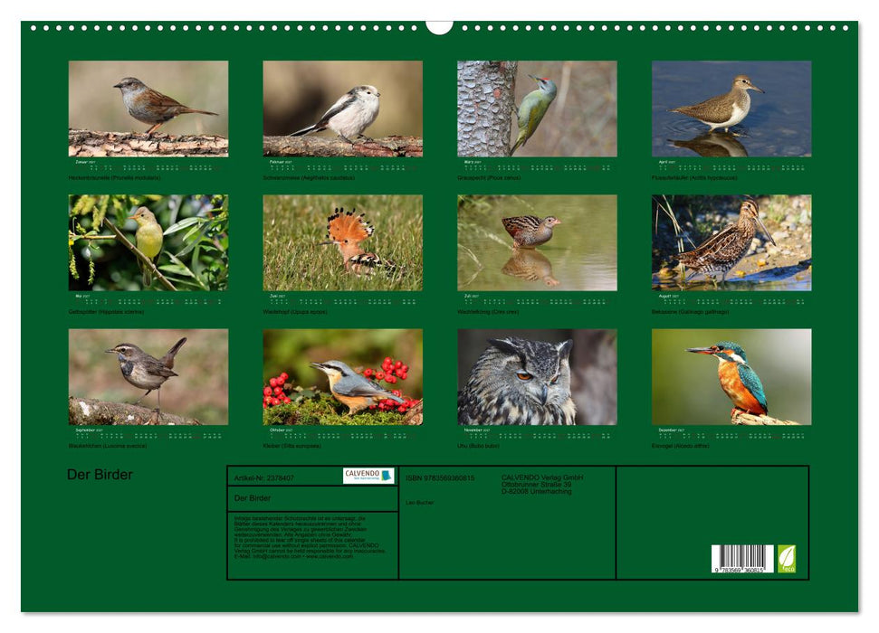 Der Birder (CALVENDO Wandkalender 2027)