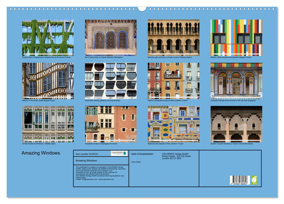 Amazing Windows (CALVENDO Monthly Calendar 2027)