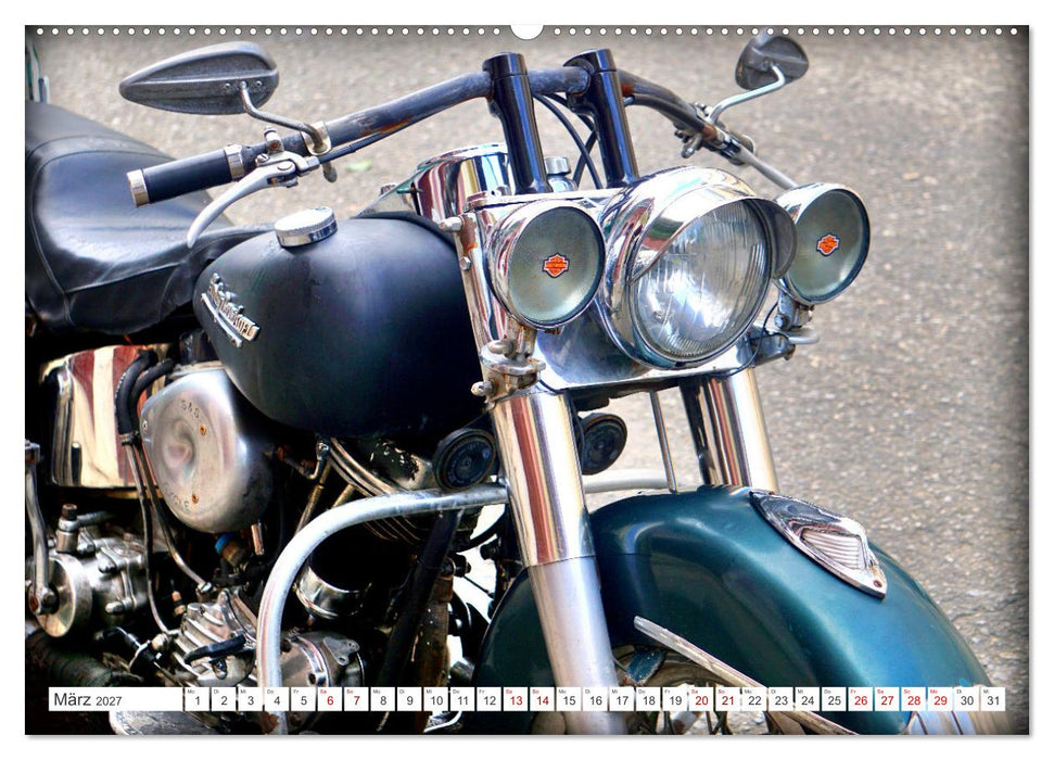 Harley-Davidson - Eine Kultmarke in Kuba (CALVENDO Premium Wandkalender 2027)
