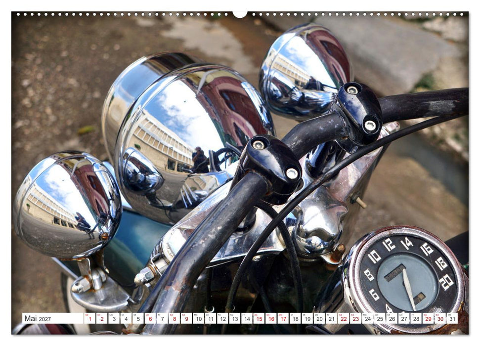 Harley-Davidson - Eine Kultmarke in Kuba (CALVENDO Premium Wandkalender 2027)