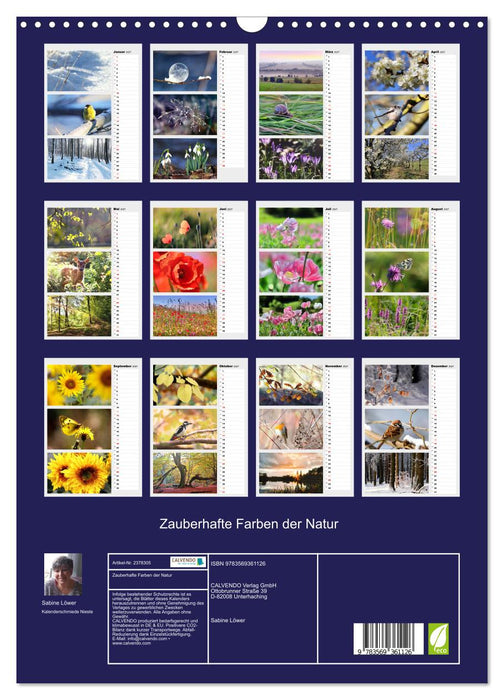Zauberhafte Farben der Natur (CALVENDO Wandkalender 2027)