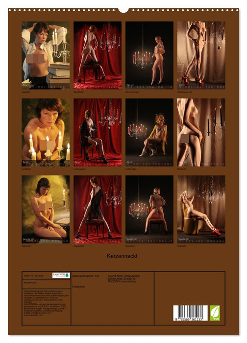 Kerzennackt (CALVENDO Premium Wandkalender 2027)