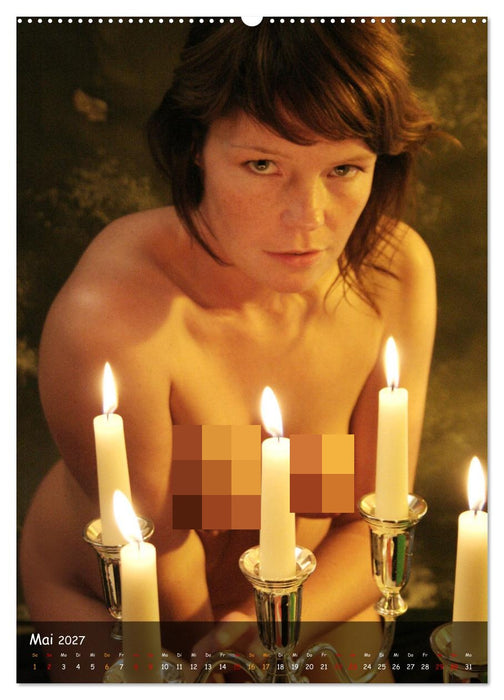 Kerzennackt (CALVENDO Premium Wandkalender 2027)
